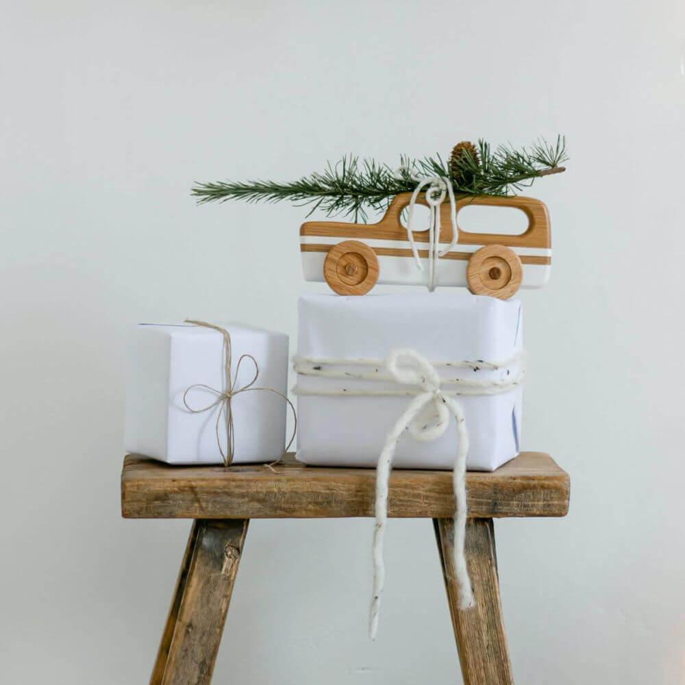 Eco gift wrapping service at blue brontide UK