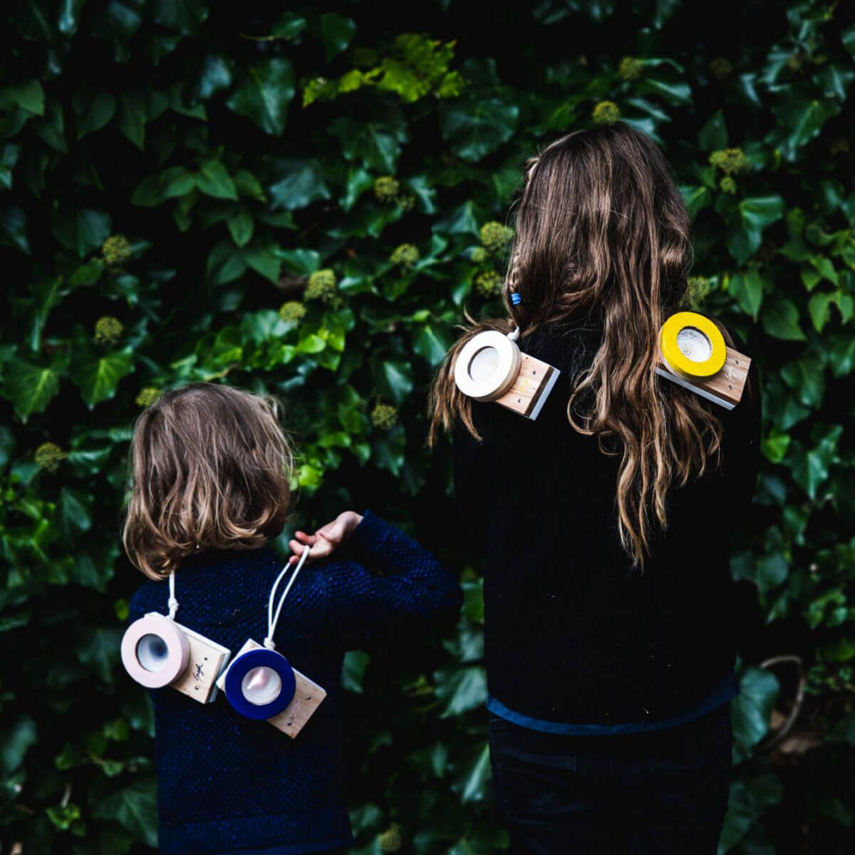 eperfa toys eco friendly kids wooden flashlight natural