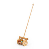 friendly toys wooden push along lawn mower toy