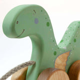 friendly toys wooden pull along toy dragon heirloom gifts