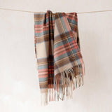 the tartan blanket co baby blanket in  stewart dress antique tartan