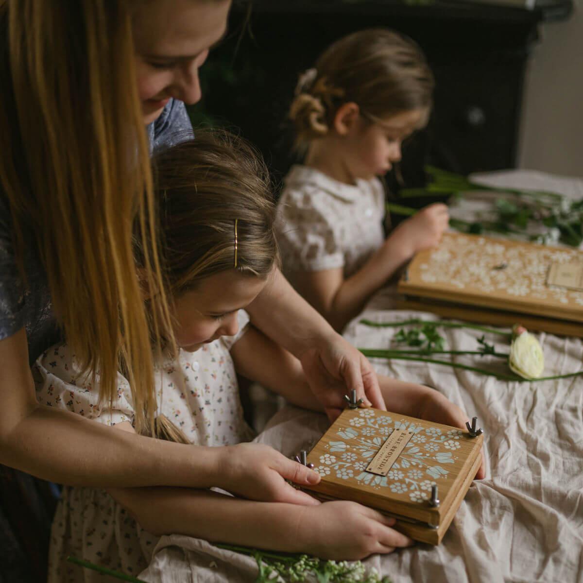 heirloom wooden flower press at blue brontide UK