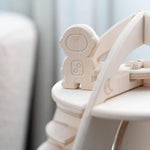 wooden rocket toy play set with astronauts space themed toys by Lovelties