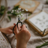 Heirloom wooden flower press small at blue brontide UK