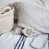 wooden lacing toy fish