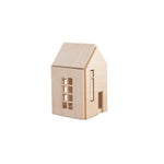 Babai magnetic wooden dollhouse natural
