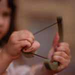 Babai toys wooden slingshot set with bag activity toys at blue brontide UK