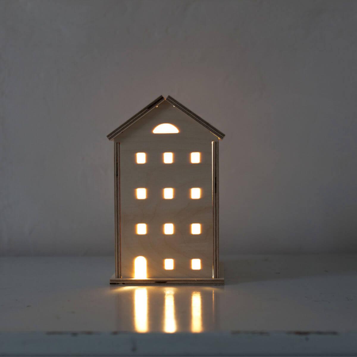 nursery night light town house by Bright corner UK