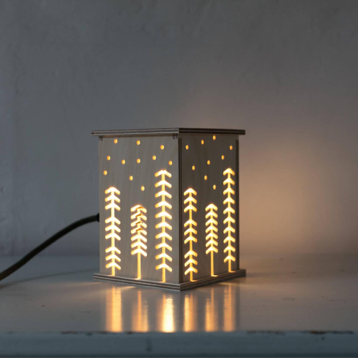 woodland nursery night light by bright corner UK