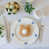 children's wooden egg cup - bunny