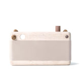 fanny & alexander wooden toy camera in grey lilac