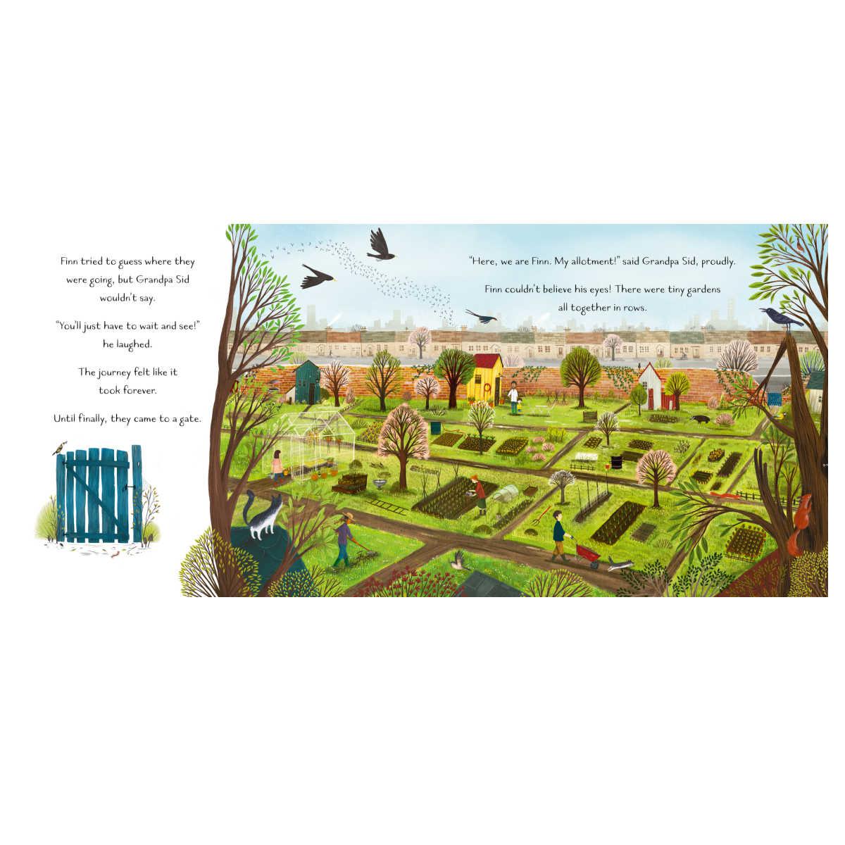 finn's garden friends children's sustainable book