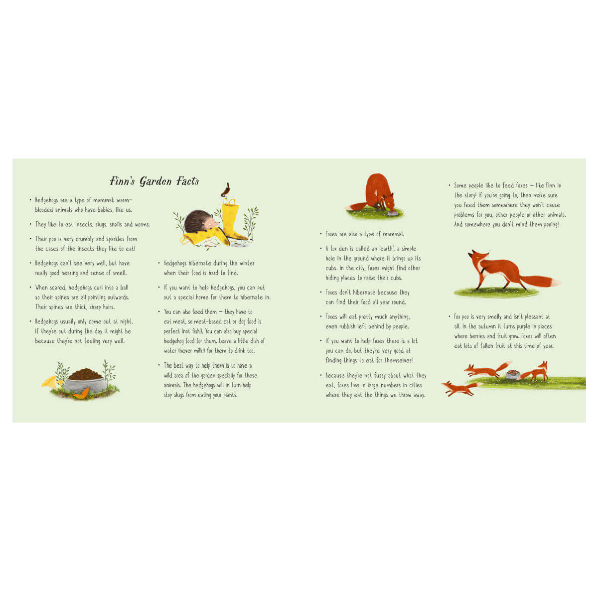 finn's garden friends children's sustainable book