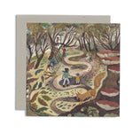 gemma koomen greeting card - in the forest