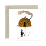 gemma koomen greeting card pumpkin cottage