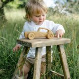 heirloom wooden toy racing cars handmade wood toy cars by blue brontide UK