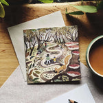 gemma koomen greeting card - in the forest