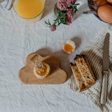 children's wooden egg cup in cloud design by blue brontide uk