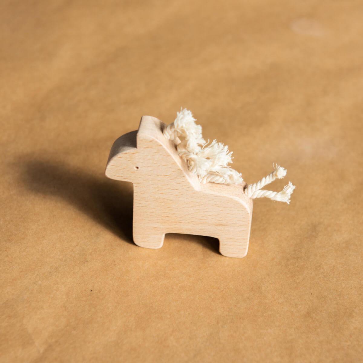 KMR childwood small wooden horse toy