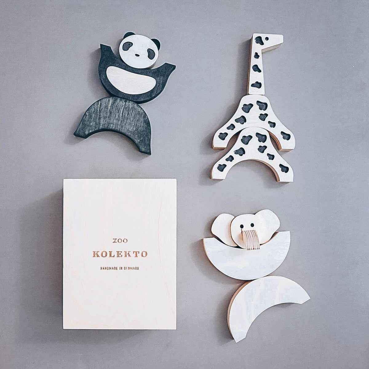 kolekto Magnetic Wooden Animals