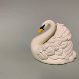 Natruba natural hevea rubber bath toy swan  bathtub toys at blue brontide UK