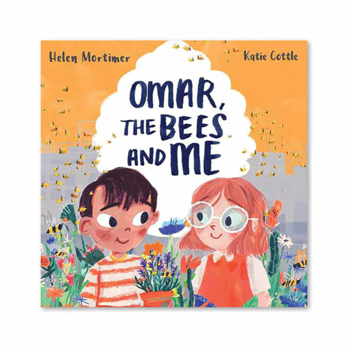 Omar the bees and me sustainable children's book by Helen Mortimer and Katie Cottle
