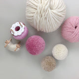Pom maker eco wooden donut pom pom maker children's crafting at blue brontide UK