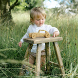 heirloom wooden toy racing cars handmade by blue brontide UK