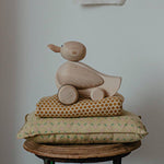 wooden pull along duck toy