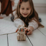 wooden push along toy rabbit at blue brontide uk