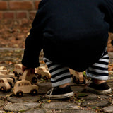 wooden english taxi car toy by wooden story