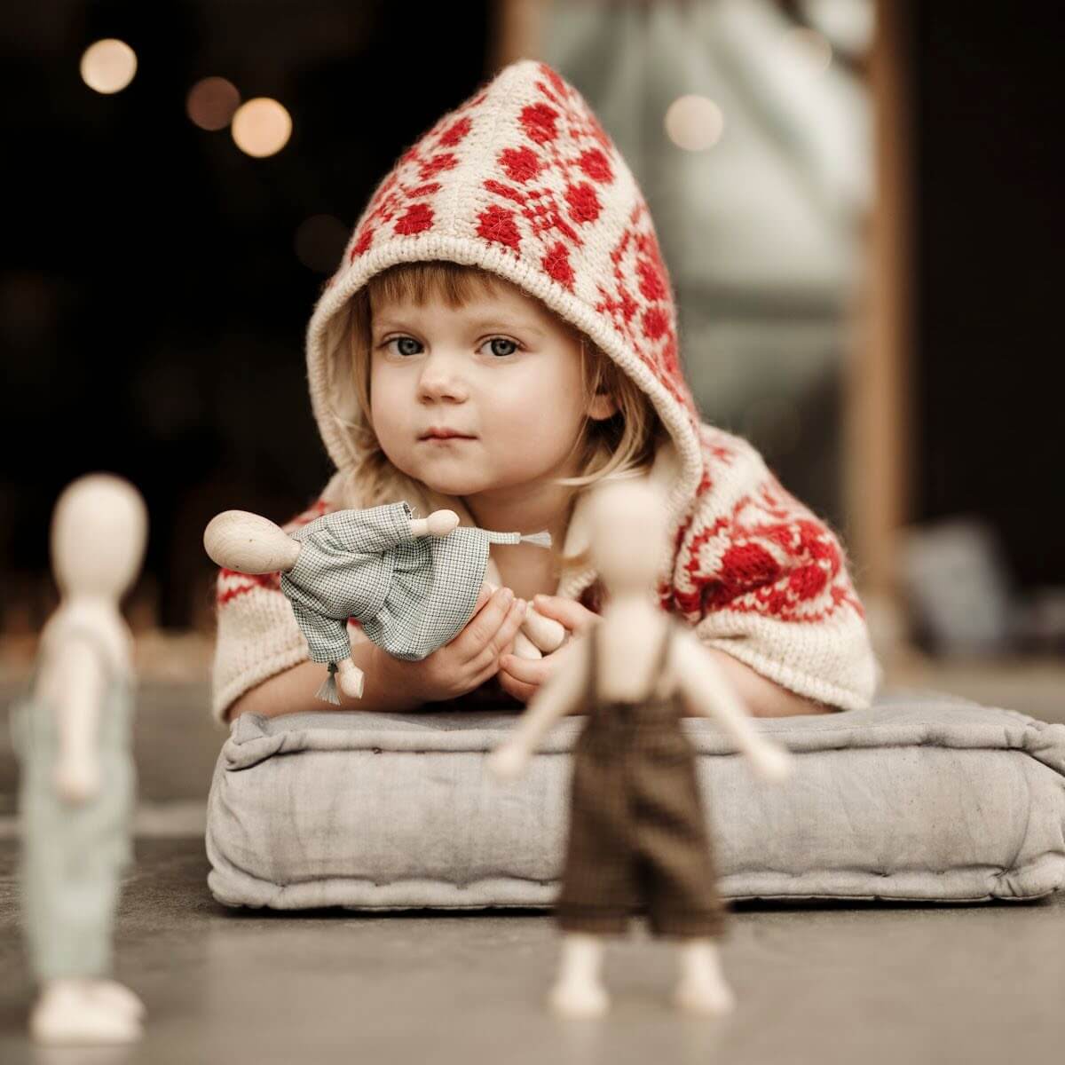 Wooden story toy lala wooden doll at blue brontide uk