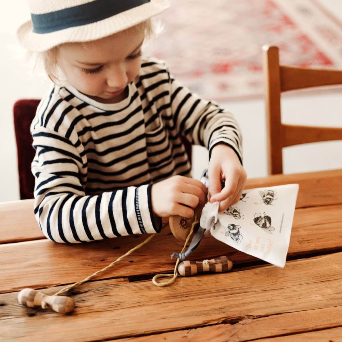 Swirling Spinner Buzz Toy - Wooden Story