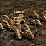 wooden little french car toy by wooden story