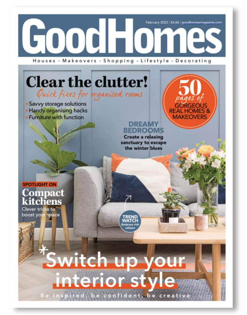 blue brontide features in Good Homes Magazine