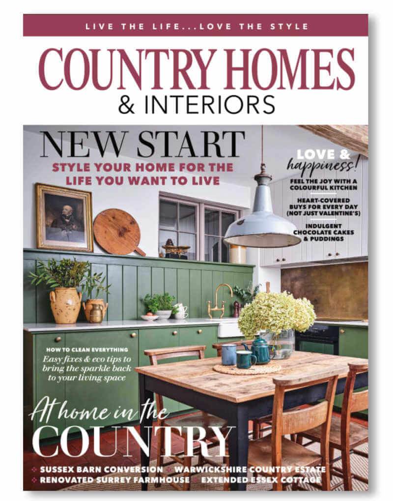 country homes and interiors magazine blue brontide feature