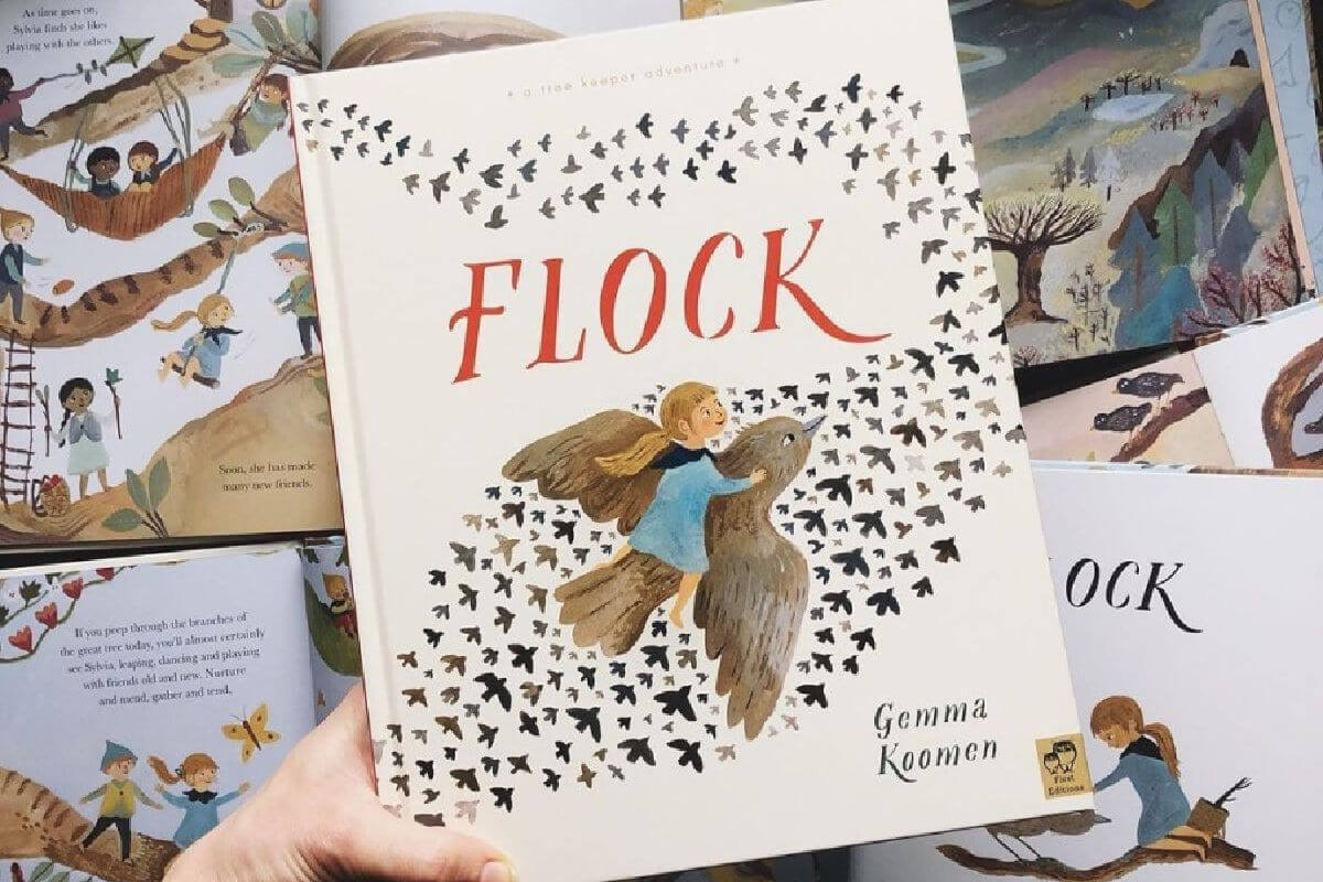 flock a tree keepers adventure by gemma koomen a book review