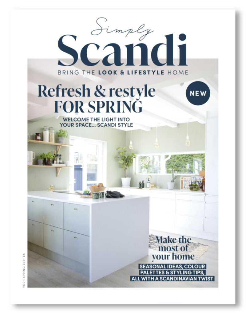 Blue Brontide features in Simply Scandi Magazine (Spring)