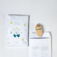 acorn rattle wooden rattles by eperfa toys