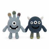 crochet monster baby rattles 