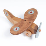 wooden airplane toy by friendly toys