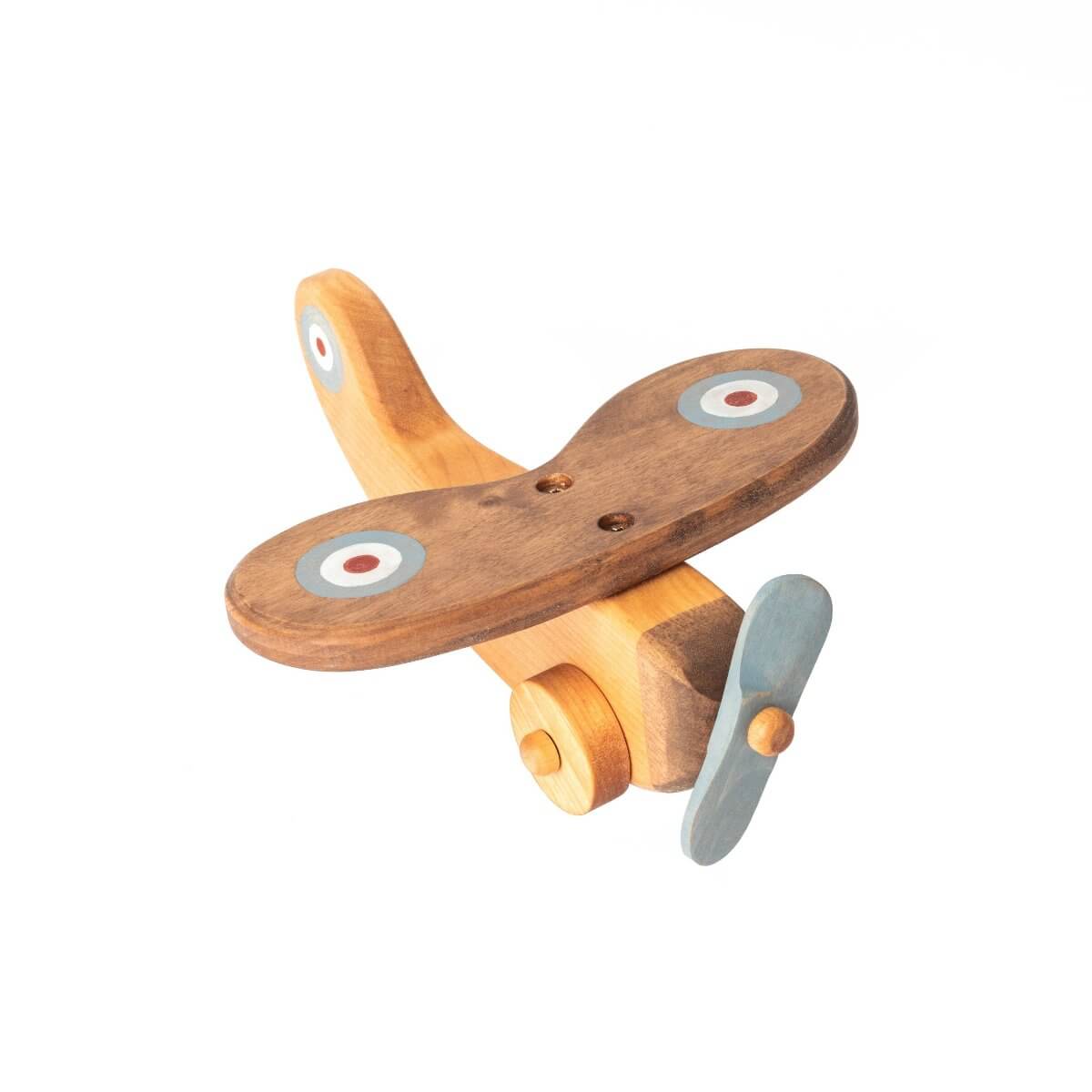 wooden airplane toy by friendly toys