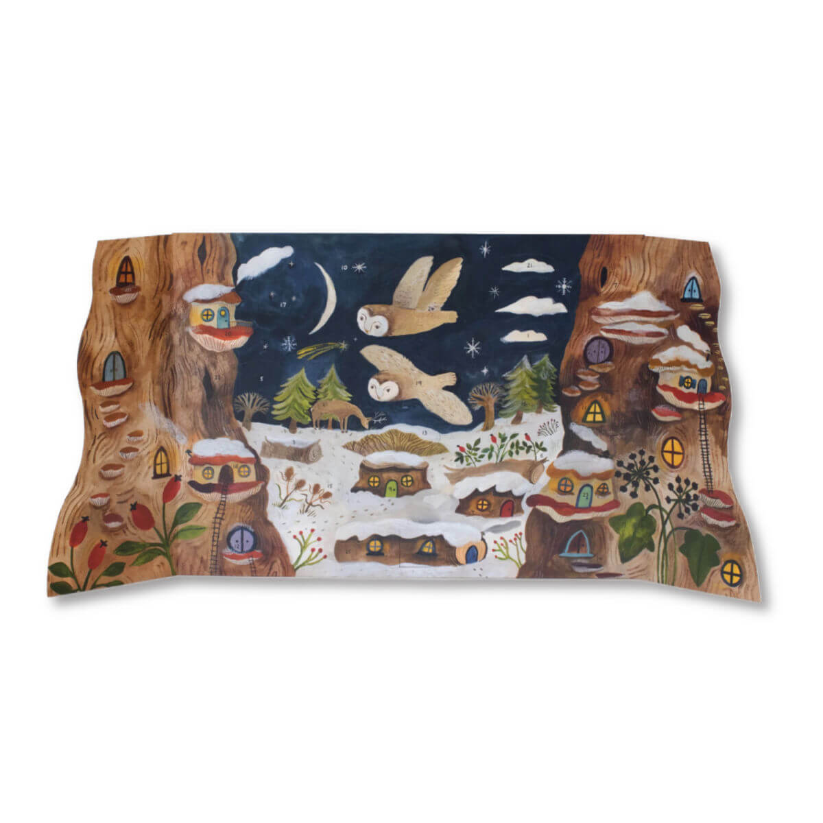 Decorative winter magic advent calendar by Gemma Koomen