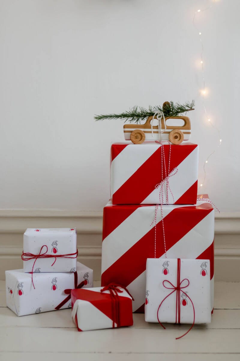 Christmas Eco gift wrapping service at blue brontide