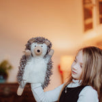 Hedgehog hand puppet by sew heart felt