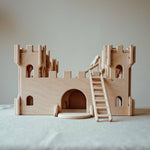 Adventurous wooden castle play set a wooden castle toy by lovelties