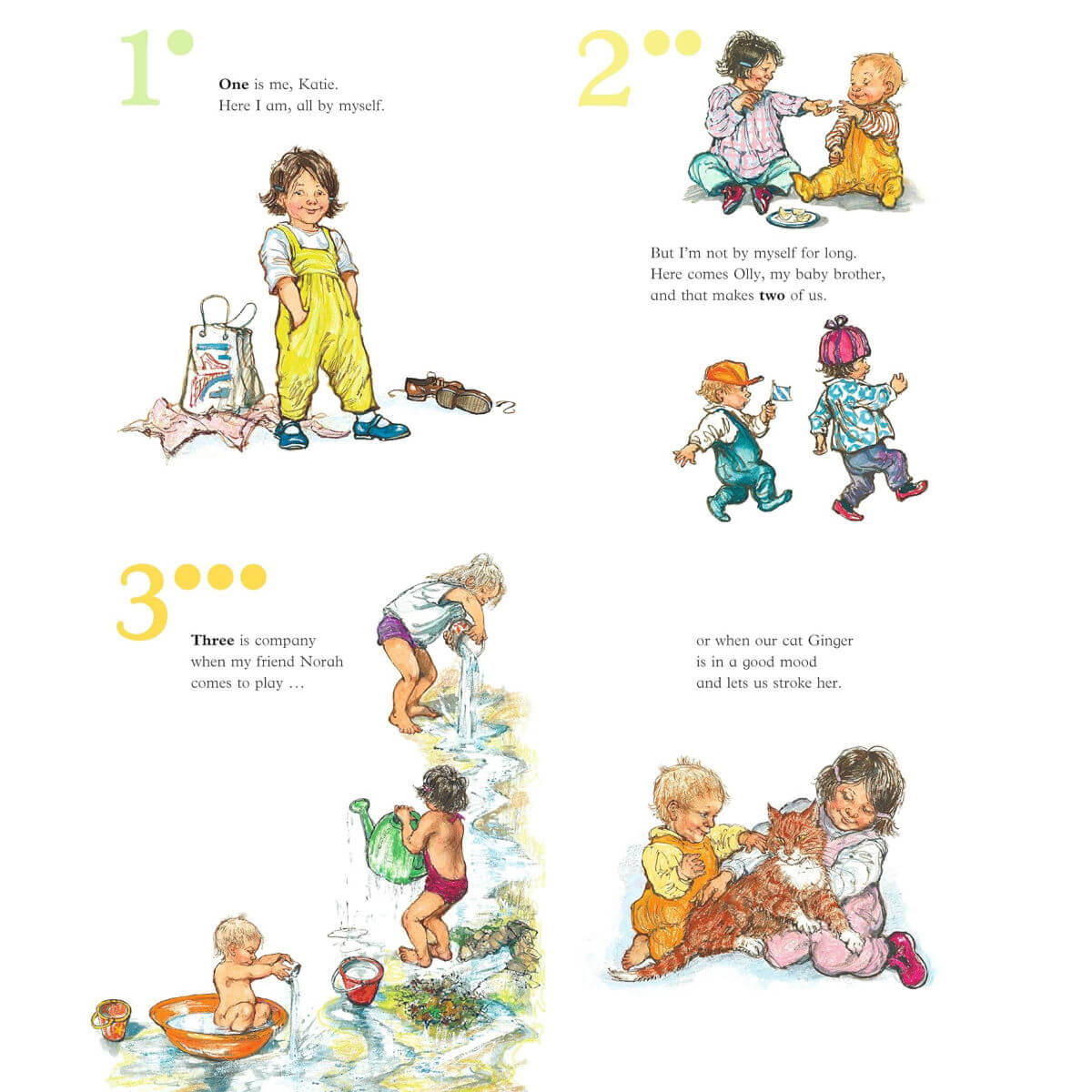 my first 123  children's number book by shirley hughes