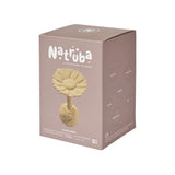 Natruba natural rubber baby rattle in daisy flower