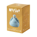 natruba natural rubber bath toy peacock light blue