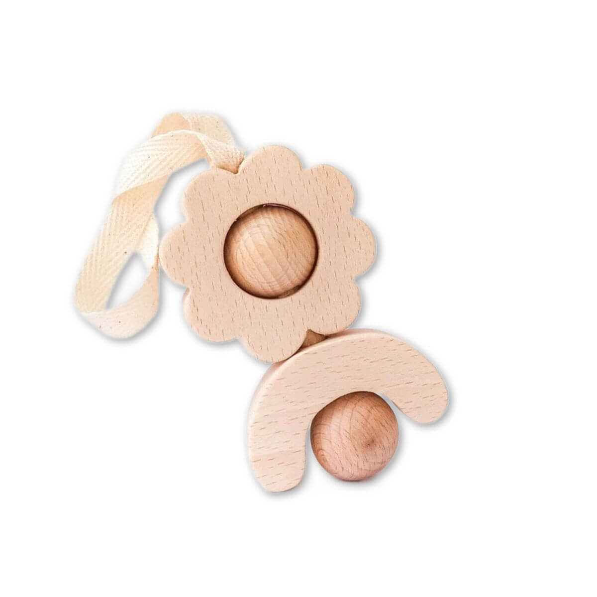 prima flower wooden rattle by kmr childwood